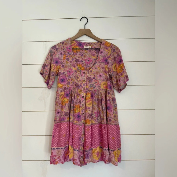 Spell Hibiscus Lane Mini Dress - Picture 8 of 12